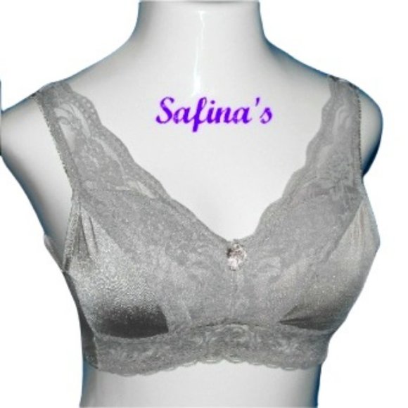 Rasoio Donna Reggiseno Pin-up Rhonda Shear, Confezione Da 3, Senza Ferretto, Con Inserti In Pizzo, Taglie S-3X Reggiseno Pullover Taglie Grandi - Foto 6